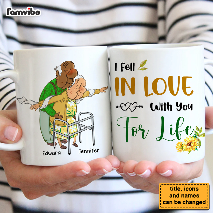 Personalized Couple Gift I Fell In Love With You For Life Mug 31179 1