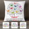 Personalized German Mama Oma Tree Mom Grandma Pillow AP155 65O36 (Insert Included) 1