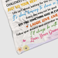 Personalized Love Gift For Granddaughter To My Granddaughter Blanket 31471 thumb 1