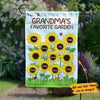 Personalized Grandma Sunflower Gardening Garden Flag JL610 85O58 1