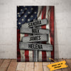 Personalized Street Sign Family Canvas JL271 81O34 1