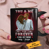 Personalized You And Me Forever BWA Couple Mug AG121 29O36 1