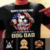Personalized Dog Dad T Shirt MY253 95O58 1