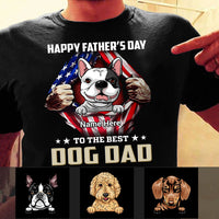 Personalized Dog Dad T Shirt MY253 95O58 thumb 1