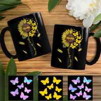 Personalized Mom Grandma Sunflower Mug AP21 95O36 thumb 1