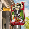 Personalized Boston Terrier Dog Bar Gardening Flag AG181 85O47 1