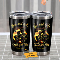 Personalized BWA Couple You And Me Got This Steel Tumbler AG103 30O65 thumb 1