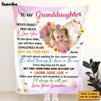 Personalized Love Gift For Granddaughter To My Granddaughter Blanket 31471 thumb 1
