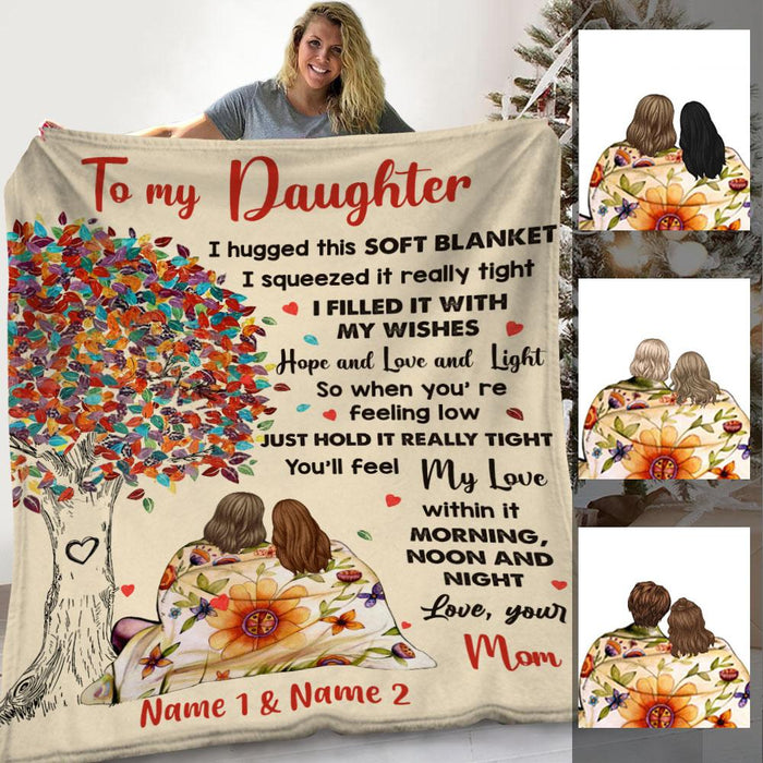 Personalized Daughter Tree Blanket JR252 30O60 1