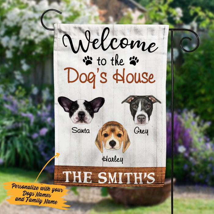 Personalized Dog Gardening Garden Flag JL61 67O57 1