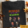 Personalized Halloween Beware Of Grandkids T Shirt JL152 65O57 thumb 1