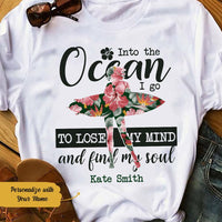 Personalized Surfing White  T Shirt JN163 65O58 thumb 1