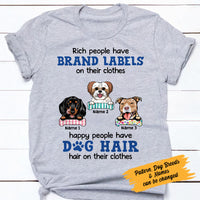 Personalized Dog Hair T Shirt JR292 73O58 thumb 1