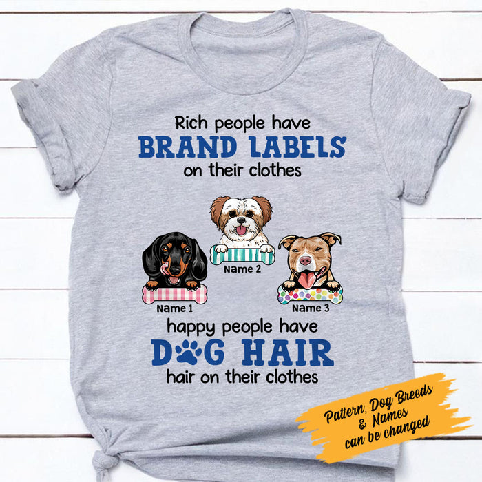 Personalized Dog Hair T Shirt JR292 73O58 1