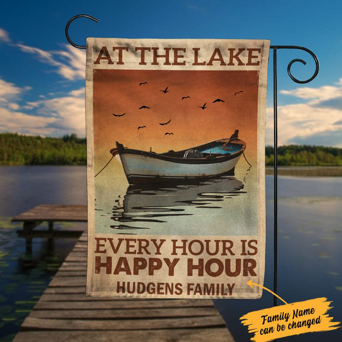 Personalized Lake Better Life Garden Flag JN261 95O34 1