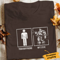 Personalized Gym Fitness Husband Boyfriend Son T Shirt JL11 81O34 thumb 1