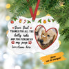 Personalized Dear Dad Mom Christmas Benelux Ornament NB271 67O58 1