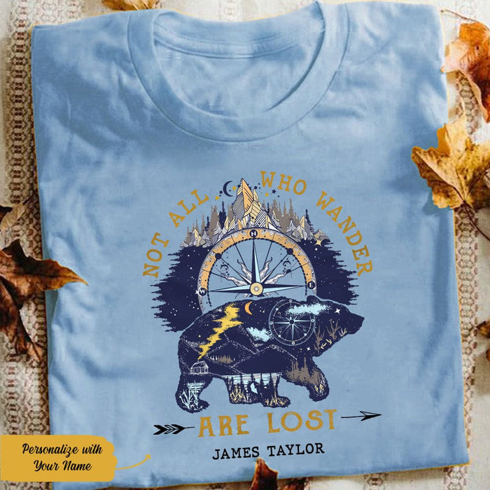 Personalized Camping  White T Shirt JN52 95O58 1