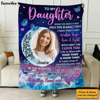 Personalized Gift For Daughter Moon Photo Blanket 31414 thumb 1