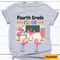 Personalized Teacher Flamingo T Shirt JN282 26O47 thumb 1