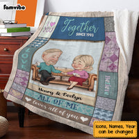 Personalized Together Since Couple Love Blanket 30698 thumb 1