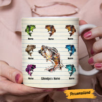 Personalized Fishing Dad Grandpa Letter Mug MY292 95O47 thumb 1