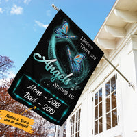 Personalized Memorial Mom Dad Butterfly Garden Flag JL115 85O36 thumb 1