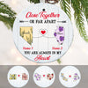 Personalized Close Together Long Distance  Ornament OB95 30O47 1