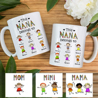 Personalized Mom Grandmother Belongs To Mug FB224 81O53 thumb 1