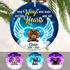 Personalized Your Wings Were Ready Dog Memorial  Ornament OB221 29O53 1