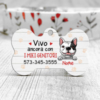Personalized Dog Italian Cane Bone Pet Tag AP151 26O57 thumb 1
