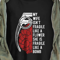 Couple Husband Wife Flower T Shirt  DB259 81O60 thumb 1