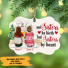 Personalized Sisters By Heart Friends MDF Benelux Ornament NB91 85O47 1
