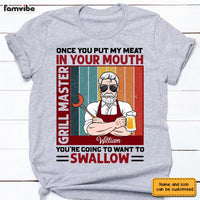 Personalized Dad Grandpa BBQ T Shirt MY191 31O28 thumb 1