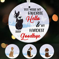 Personalized Dog Memorial Ornament OB201 26O60 thumb 1