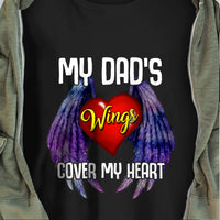 Dad Wing Cover My Heart T Shirt  DB2215 30O60 thumb 1