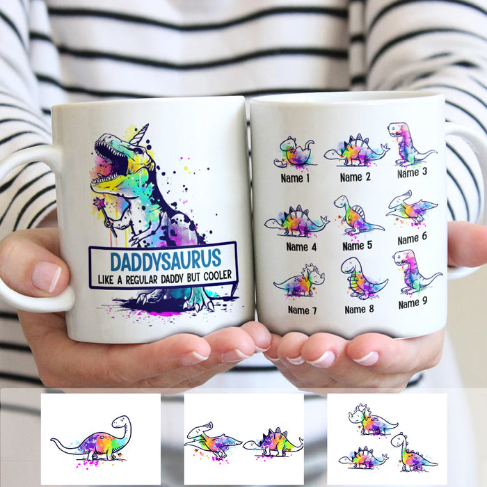 Personalized Dad Grandpa Dinosaur Mug MY201 95O34 1