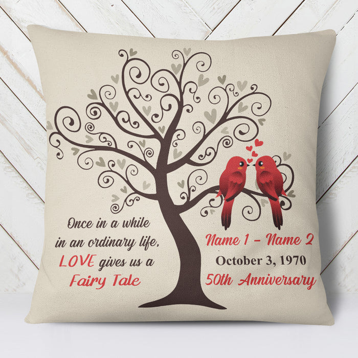 Personalized Fairy Tale Wedding Couple  Pillow SB222 65O36 (Insert Included) 1