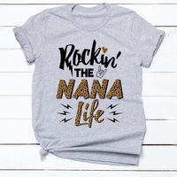 Rocking The Nana Life Grandma T Shirt  DB191 81O36 thumb 1
