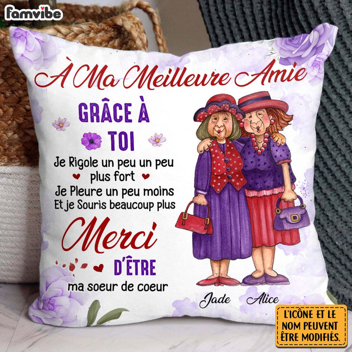 Personalized Gift For Friends French Thanh You Pillow 30445 1