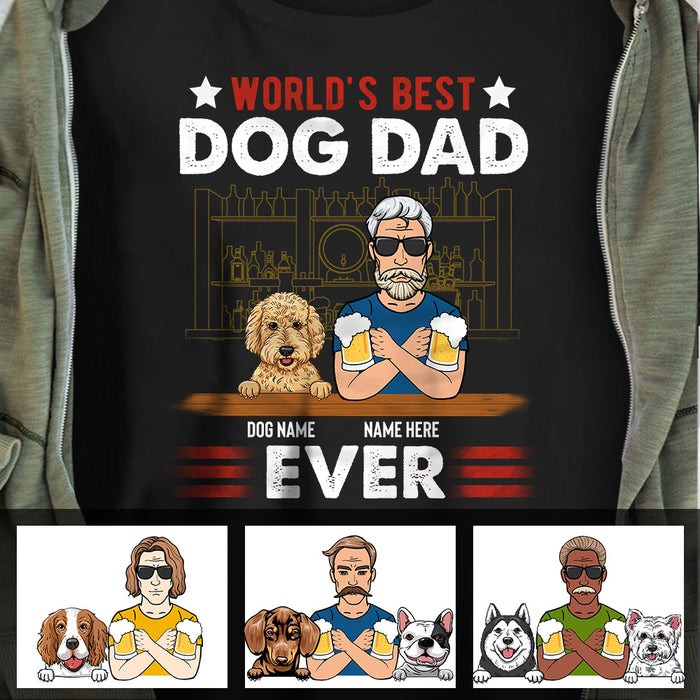 Personalized Dog Dad T Shirt MR223 26O60 1