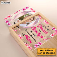 Personalized Heaven Is A Beautiful Place Memorial Loss Of Mom Picture Frame Light Box 31548 thumb 1
