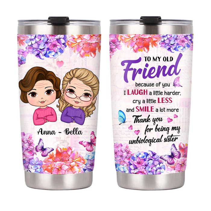 Personalized Gift For Friends To My Old Friend Steel Tumbler 32294 1