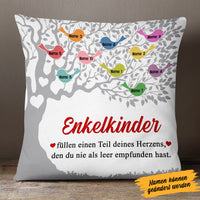 Personalized German Mama Oma Family Tree Mom Grandma Pillow MR294 65O53 (Insert Included) thumb 1