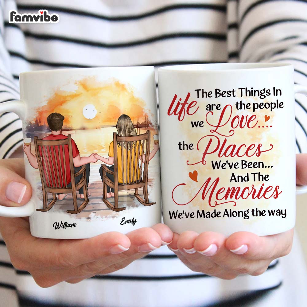 Personalized Gift For Couples The Memories We've Made  Along The Way Mug 31202 Primary Mockup