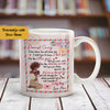 Personalized To My Daughter BWA Mom Letter Mug AG51 29O58 1
