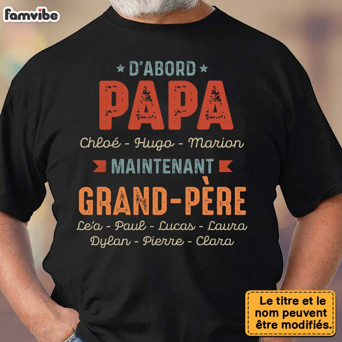 Personalized Gift For Grandpa French Grand-père Shirt - Hoodie - Sweatshirt 30116 1