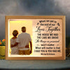 Personalized Couple Gift Upload Photo The End Of Our Lives Together Picture Frame Light Box 31302 1