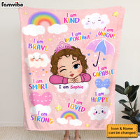 Personalized Gift For Granddaughter Affirmation Blanket 31342 thumb 1