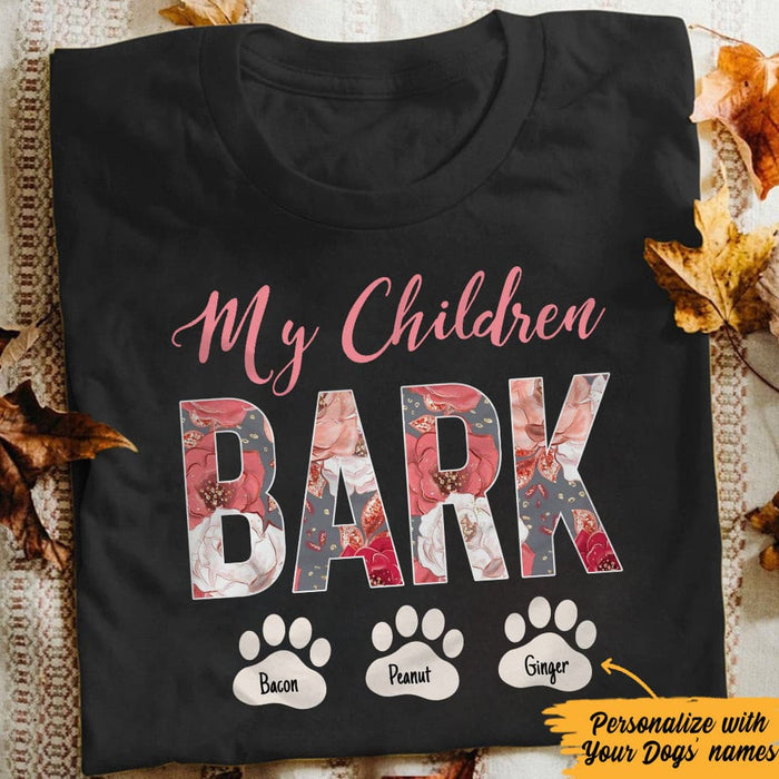 Personalized Dog Mom T Shirt JN121 73O57 1
